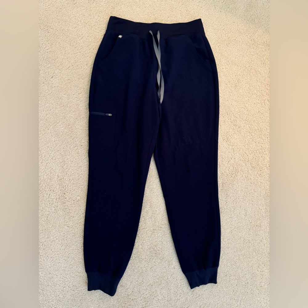 Navy figs Zamora jogger scrub pants